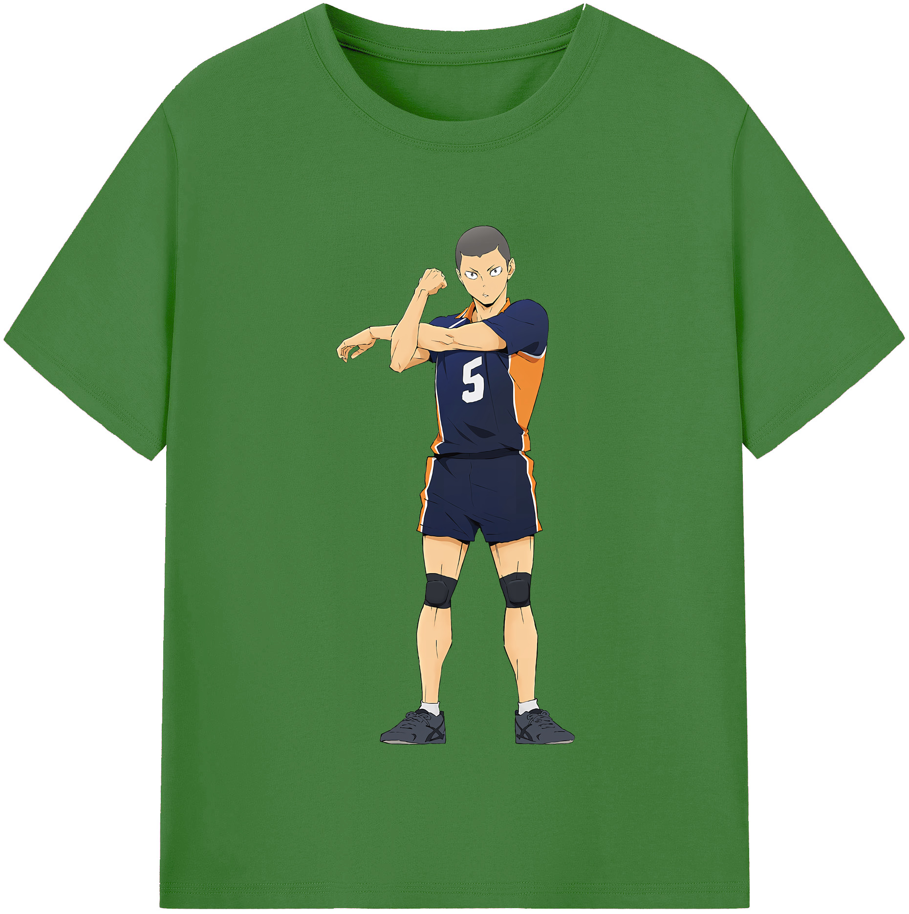 （画像用） ハイキュー!! Haikyu!! レディースカジュアルプリントTシャツ（綿100％）